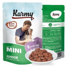 Karmy Mini Junior Ягненок в соусе для щенков мелких и миниатюрных пород до 1 года