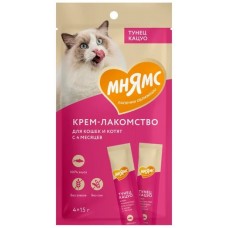 Мнямс Крем-лакомство для кошек с тунцом Кацуо