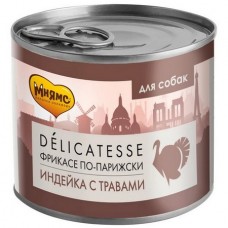 Мнямс Паштет из индейки с травами для собак всех пород "Фрикасе по-парижски" 200 г