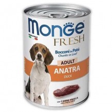 Monge Dog Fresh Chunks in Loaf консервы для собак мясной рулет из утки