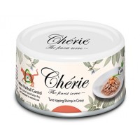 Pettric Cherie Hairball Control для кошек для вывода шерсти тунец с креветками в подливе Tuna topping shrimp in gravy 80г.