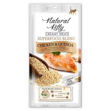 Pettric Natural Kitty Лакомство крем-суп для кошек Курица и киноа, 4х12гр.