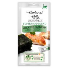Pettric Natural Kitty Лакомство крем-суп для кошек Курица и морские водоросли, 4х12гр. Pettric Natural Kitty Лакомство крем-суп для кошек Курица и морские водоросли, 4х12гр.