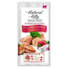 Pettric Natural Kitty Лакомство крем-суп для кошек Тунец, лосось и клюква, 4х12гр. Pettric Natural Kitty Лакомство крем-суп для кошек Тунец, лосось и клюква, 4х12гр.
