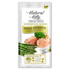 Pettric Natural Kitty Лакомство крем-суп для кошек Тунец и спаржа, 4х12гр.