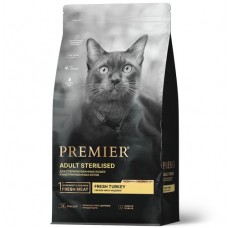 Premier Cat Turkey STERILISED (Свежее мясо индейки для кошек)