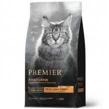 Premier Cat Lamb and Turkey Adult Large сухой корм для взрослых кошек крупных пород с ягненком, индейкой