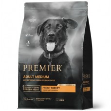 Premier Dog Turkey ADULT Medium (Свежее мясо индейки для собак средний пород)