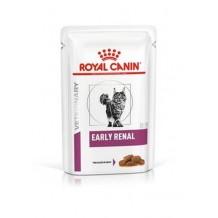 ROYAL CANIN Early Renal Консервированный корм для взрослых кошек при ранней стадии почечной недостаточности, мелкие кусочки в соусе