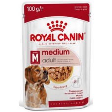 Royal Canin Medium Adult Влажный корм для взрослых собак средних пород с 12 месяцев и старше, кусочки в соусе