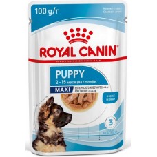 Royal Canin Maxi Puppy Влажный корм для щенков крупных пород до 15 месяцев, кусочки в соусе Royal Canin Maxi Puppy Влажный корм для щенков крупных пород до 15 месяцев, кусочки в соусе