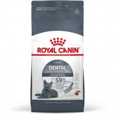 Royal Canin Dental Care Сухой корм полнорационный для взрослых кошек - для профилактики образования зубного налета и формирования зубного камня