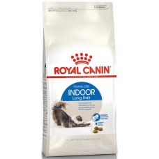 Royal Canin Indoor Long Hair Сухой корм полнорационный для взрослых длинношерстных кошек, живущих в закрытых помещениях