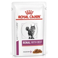 Royal Canin RENAL WITH BEEF (РЕНАЛ С ГОВЯДИНОЙ) Влажный корм для кошек для поддержания функции почек