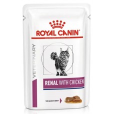 Royal Canin RENAL WITH CHICKEN (РЕНАЛ С КУРИЦЕЙ) Влажный корм для кошек для поддержания функции почек