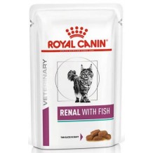 Royal Canin RENAL WITH FISH (РЕНАЛ С РЫБОЙ) Влажный корм для кошек для поддержания функции почек