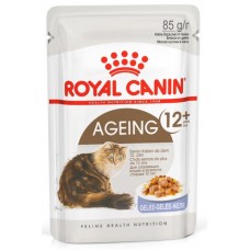 Royal Canin AGING 12+ Влажный корм для пожилых кошек в возрасте старше 12 лет, кусочки в желе