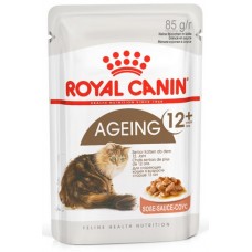 Royal Canin AGING 12+ Влажный корм для пожилых кошек в возрасте старше 12 лет, кусочки в соусе