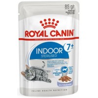 Royal Canin ​​Indoor Sterilized 7+ Влажный корм для кастрированных и стерилизованных кошек (в возрасте от 7 до 12 лет), живущих в помещении, кусочки в желе.