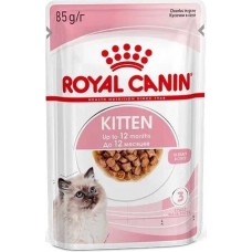 Royal Canin Kitten Влажный корм для котят в возрасте до 12 месяцев, кусочки в соусе