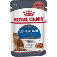 Royal Canin LIGHT WEIGHT CARE Влажный корм для взрослых кошек для профилактики избыточного веса кусочки в соусе.
