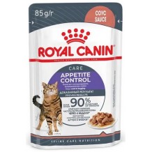 Royal Canin Appetite Control Care Влажный корм для кошек склонных к перееданию и выпрашиванию еды, мелкие кусочки в соусе