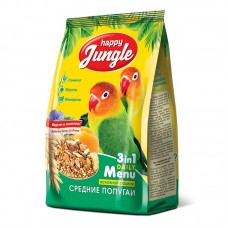 Happy Jungle корм для средних попугаев
