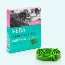 Веда Ошейник репеллентный Аванпост Bio для кошек 35см