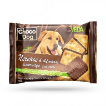 Веда Choko Dog Печенье в темном шоколаде