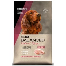 Vitalсan Balanced Dog Adult Natural Recipe Pork Skin and Care Сухой корм для взрослых собак всех пород со свининой для кожи и шерсти