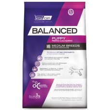 Vitalсan Balanced Dog Puppy Medium Breed Сухой корм для щенков средних пород с курицей