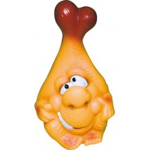 Зооник Игрушка для собак "Веселая ножка" с пищалкой 13 см