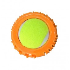 Leduvet Toys Игрушка для собак мяч резиновый с теннисным мячом внутри