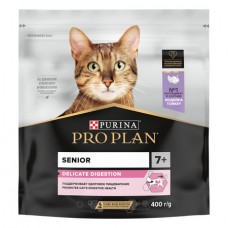 PRO PLAN® DELICATE DIGESTION Сухой корм для кошек старше 7 лет для чувствительного пищеварения с индейкой