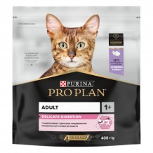 PRO PLAN® DELICATE DIGESTION Сухой корм для взрослых кошек с чувствительным пищеварением,с высоким содержанием индейки 1.5кг