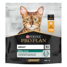 PRO PLAN® RENAL PLUS Сухой корм для взрослых кошек для поддержания здоровья почек с курицей 400г