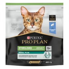 PRO PLAN® Sterilised Adult RENAL PLUS Сухой корм для взрослых стерилизованных кошек, с кроликом 400г