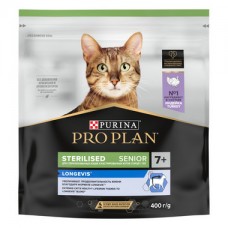 PRO PLAN® Sterilised LONGEVIS® Сухой корм для стерилизованных кошек старше 7 лет с индейкой
