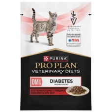 PRO PLAN® VETERINARY DIETS DM St/OX Diabetes Management Влажный диетический корм для котят и взрослых кошек при диабете, с говядиной