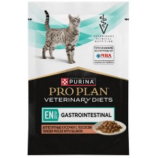 PRO PLAN® VETERINARY DIETS EN ST/OX Gastrointestinal Влажный диетический корм для котят и взрослых кошек при расстройствах пищеварения, с лососем