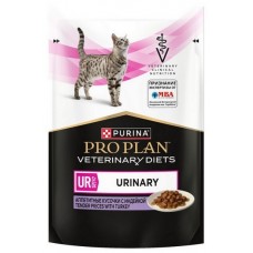 PRO PLAN® VETERINARY DIETS UR ST/OX Urinary Влажный диетический корм для кошек при болезнях нижних отделов мочевыводящих путей, с индейкой