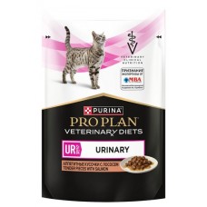 PRO PLAN® VETERINARY DIETS UR ST/OX Urinary Влажный диетический корм для кошек при болезнях нижних отделов мочевыводящих путей, с лососем