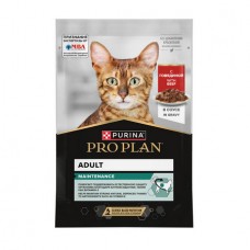 PRO PLAN® MAINTENANCE Влажный корм для взрослых кошек, с говядиной в соусе, 85 г
