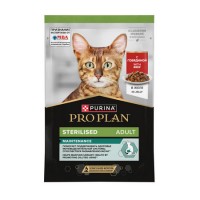 PRO PLAN® Sterilised MAINTENANCE Влажный корм для взрослых стерилизованных кошек, с говядиной в желе, 85 г