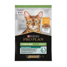 PRO PLAN® Sterilised MAINTENANCE Влажный корм для взрослых стерилизованных кошек, с курицей в соусе, 85 г