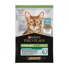 PRO PLAN® Sterilised MAINTENANCE Влажный корм для взрослых стерилизованных кошек, с океанической рыбой в соусе, 85 г