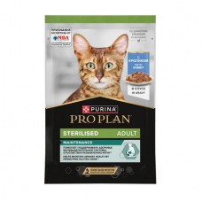 PRO PLAN® Sterilised MAINTENANCE Влажный корм для взрослых стерилизованных кошек, с кроликом в соусе, 85 г