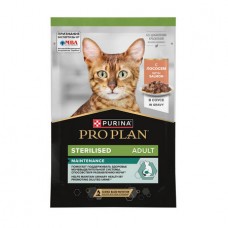 PRO PLAN® Sterilised MAINTENANCE Влажный корм для взрослых стерилизованных кошек, с лососем в соусе, 85 г
