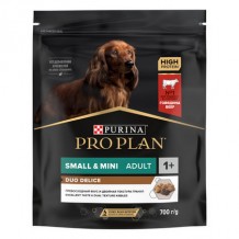 PRO PLAN® DUO DELICE Сухой корм для взрослых собак мелких пород с превосходным вкусом и двойной текстурой гранул с говядиной 2,5кг