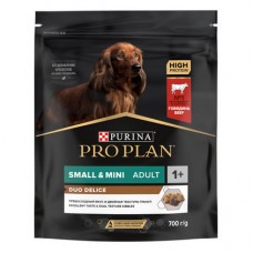 PRO PLAN® DUO DELICE Сухой корм для взрослых собак мелких пород с превосходным вкусом и двойной текстурой гранул с говядиной 2,5кг